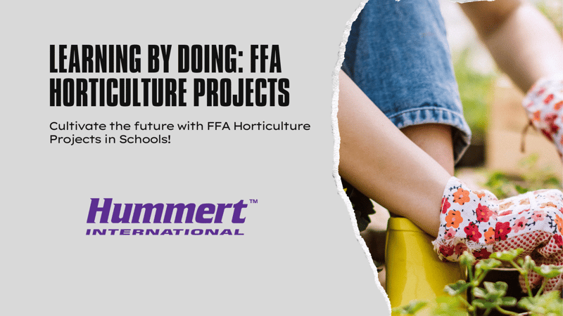 Learning by Doing FFA Horticulture Projects in Schools